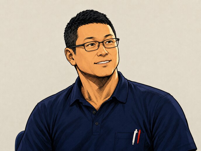 代表取締役 中野正悟の似顔絵